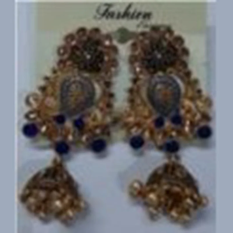 Floral Earrings-Infinity Jewels Jhumki Earrings