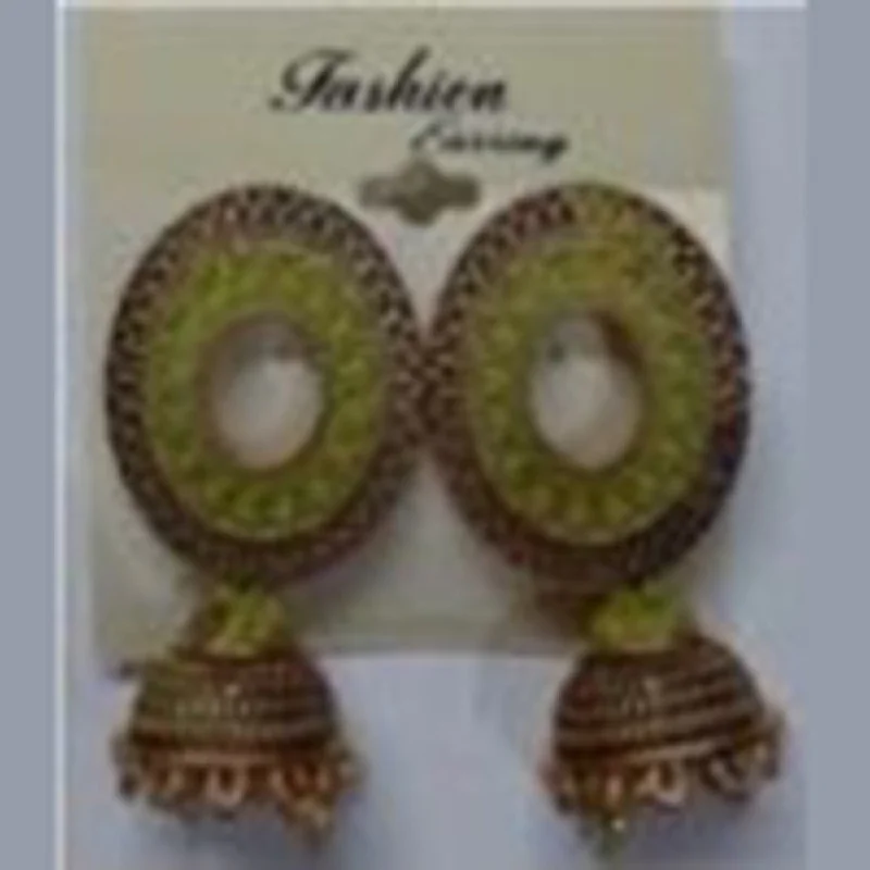 Elegant Diamond Earrings-Infinity Jewels Jhumki Earrings