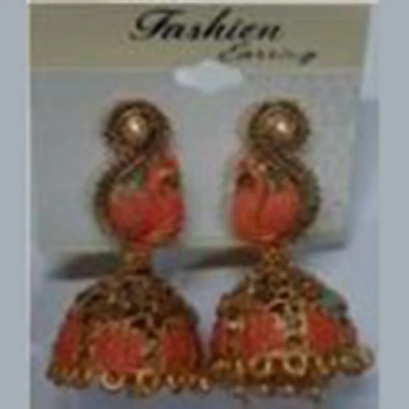 Women’s Crystal Earrings-Infinity Jewels Jhumki Earrings