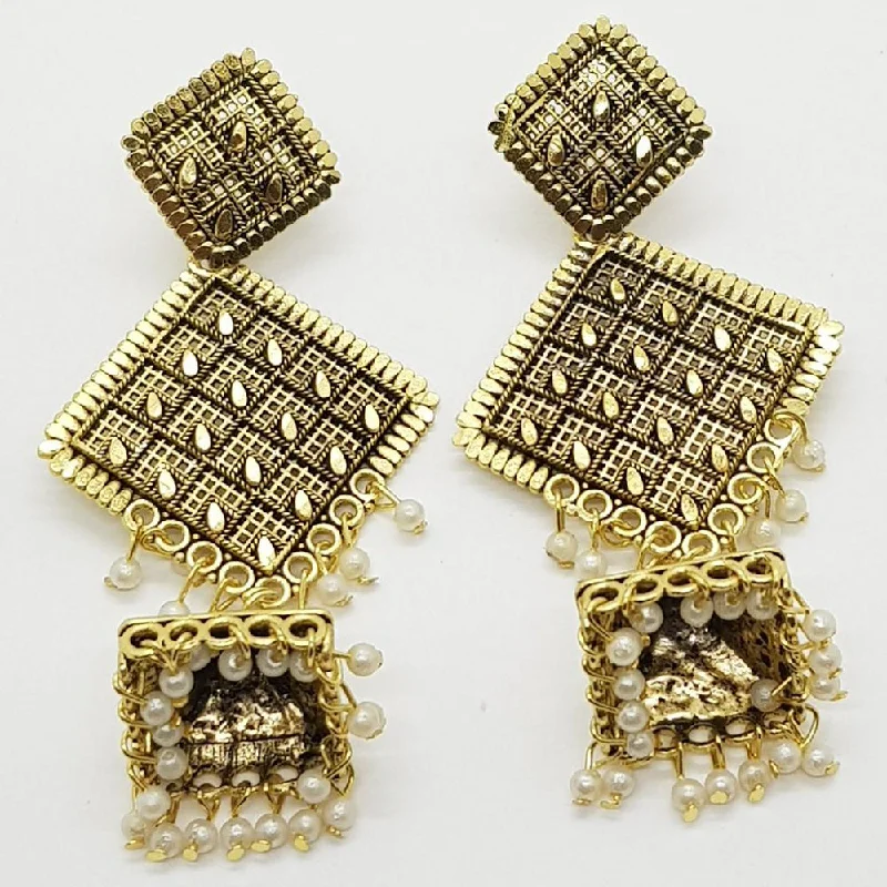 Colorful Earrings for Summer-Raiyaraj Gold Plated Pack Of 3 Dangler Earrings -RREAR12