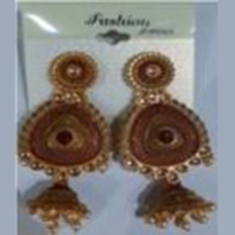 Spiral Earrings-Infinity Jewels Jhumki Earrings