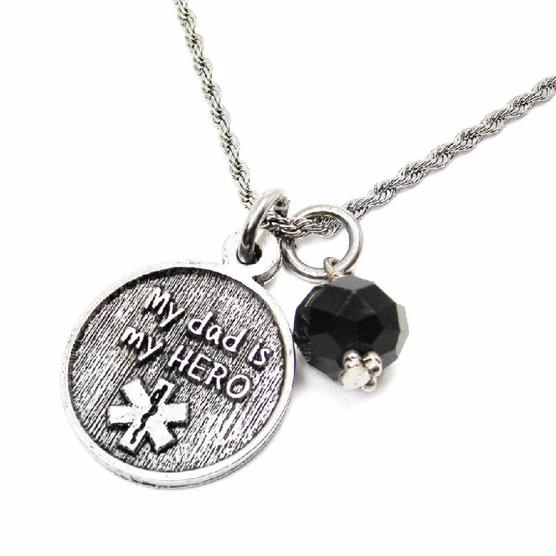 Trendy Choker Necklace-My Dad My Hero (Emt) Catalog Necklace