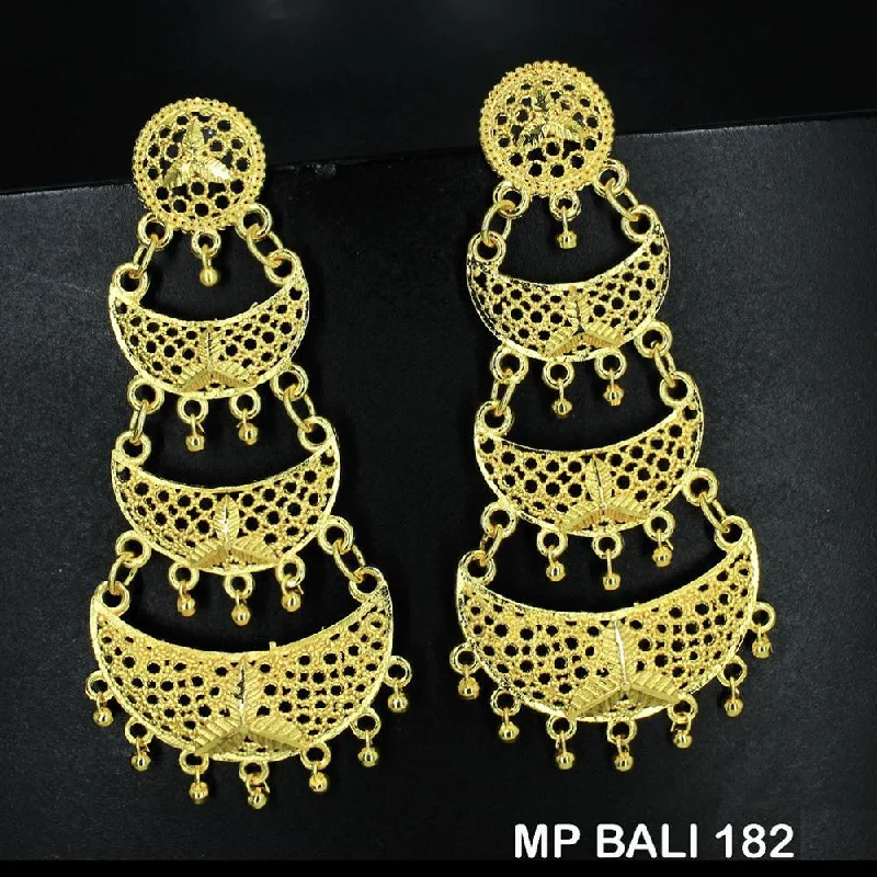 Stud Earrings for Women-Mahavir Forming Gold Plated Dangler Earrings  - MP BALI 182