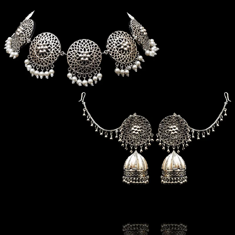 Bridal Necklace Set-Rayen Necklace & Earrings Set