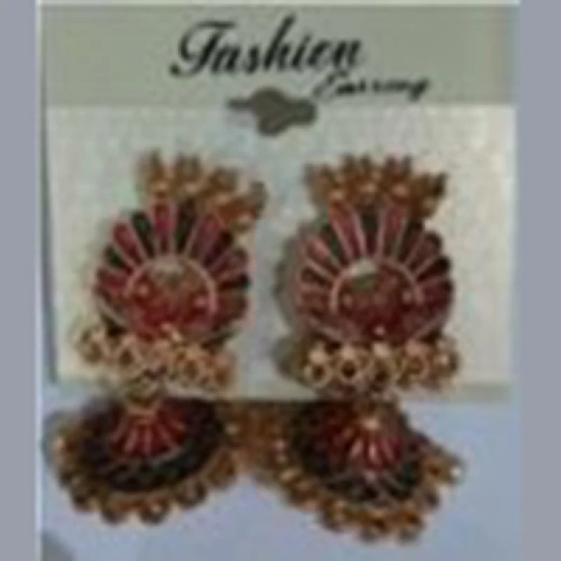 Butterfly Earrings for Women-Infinity Jewels Gold Plated Jhumki Earrings