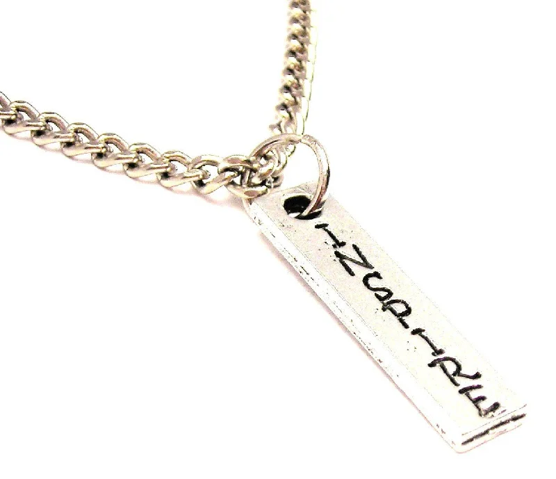 Black Diamond Necklace-Inspire Single Charm Necklace