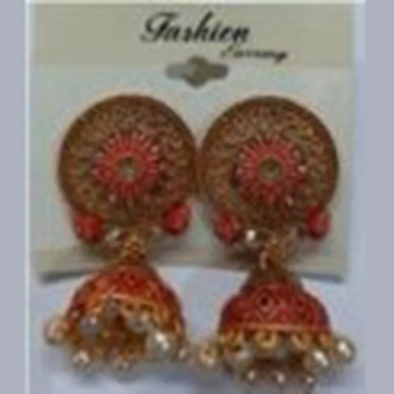 Sweet Earrings for Kids-Infinity Jewels Jhumki Earrings