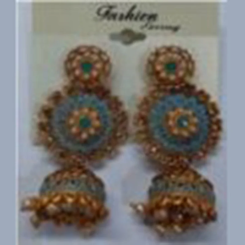 Handcrafted Earrings-Infinity Jewels Jhumki Earrings