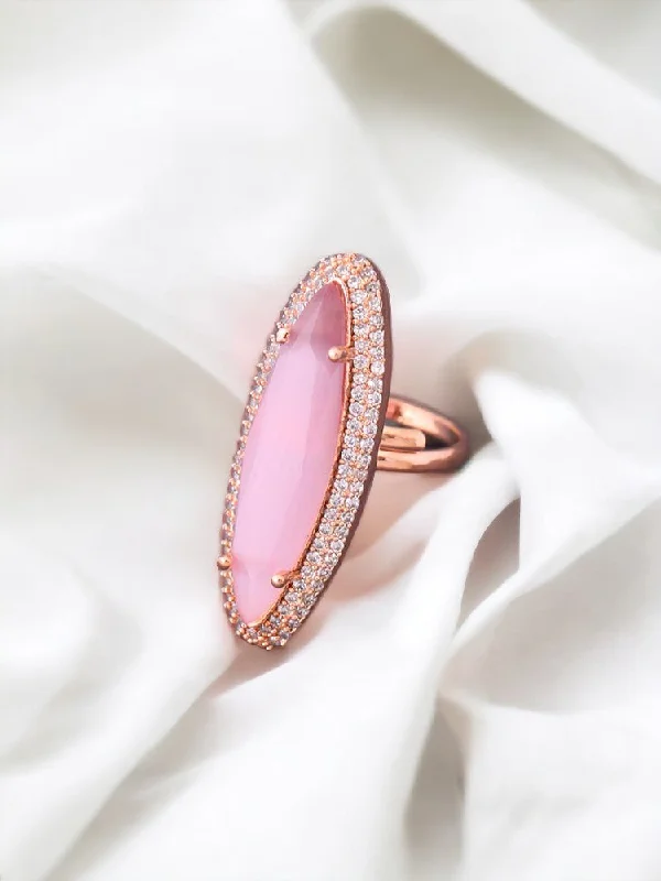 Customizable Wedding Ring-Blush Aikaterine Adjustable Ring