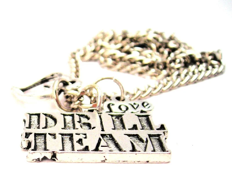 Designer Necklace for Women-Drill Team Little Love Necklace