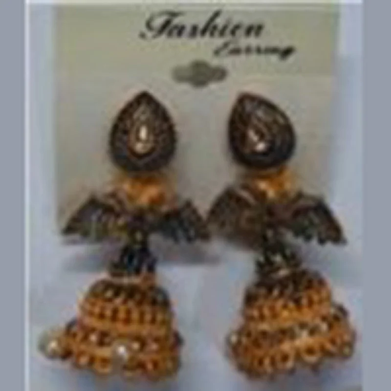 Trendy Hoop Earrings-Infinity Jewels Jhumki Earrings