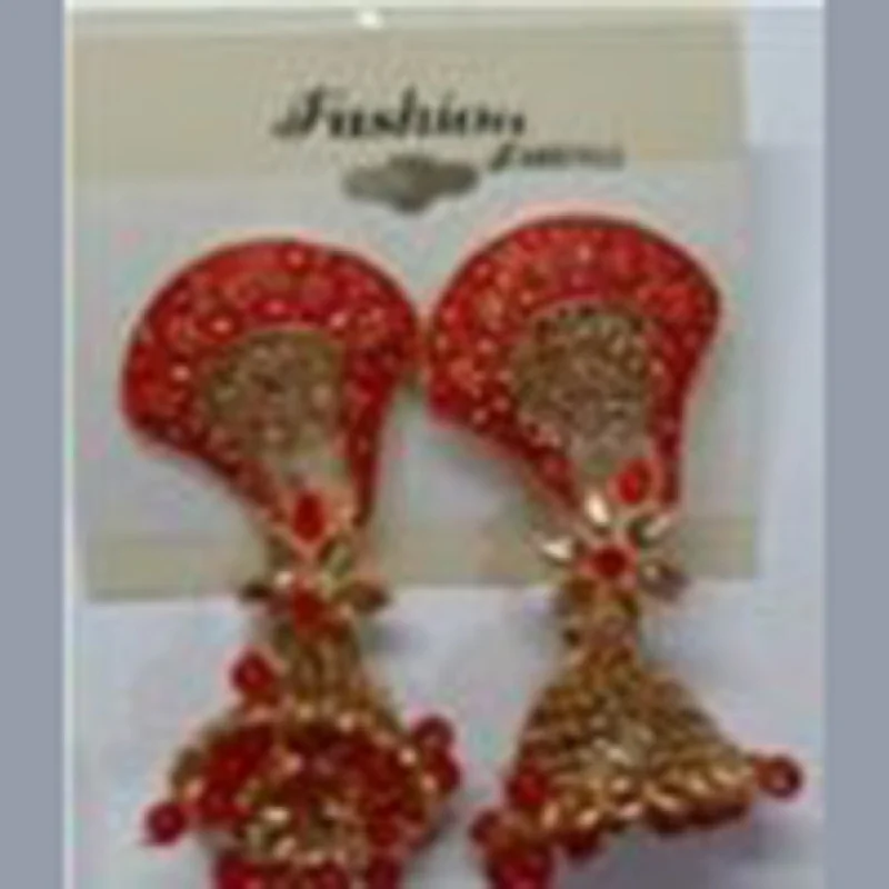 Boho Style Earrings-Infinity Jewels Jhumki Earrings