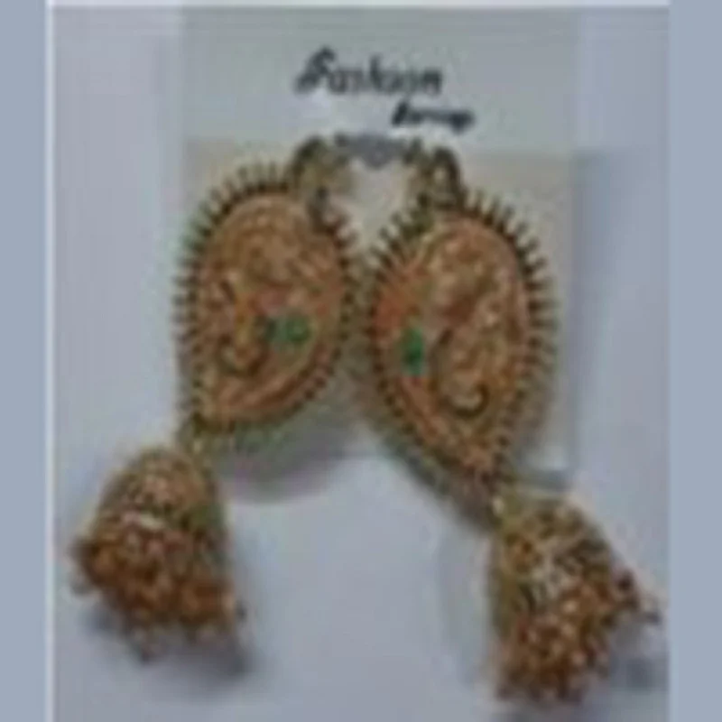 Hoop Earrings with Charms-Infinity Jewels Jhumki Earrings