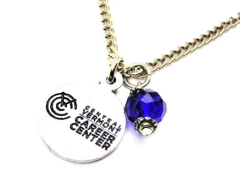 Diamond Necklace for Women-Central Vermont Career Center 18" Necklace