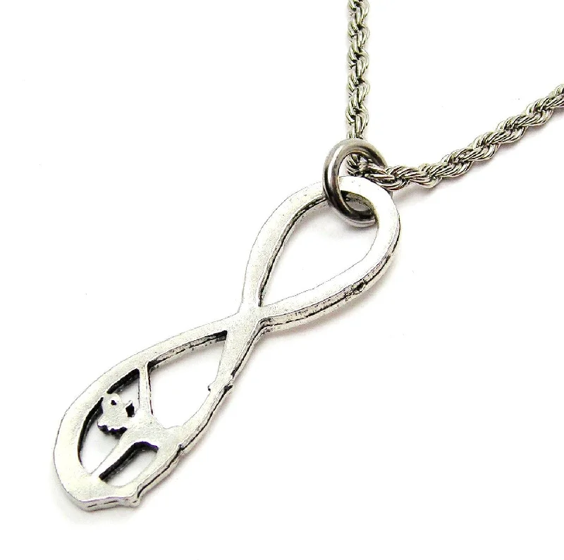 Vintage Chain Necklace-Infinite Love Gymnastics Catalog Necklace