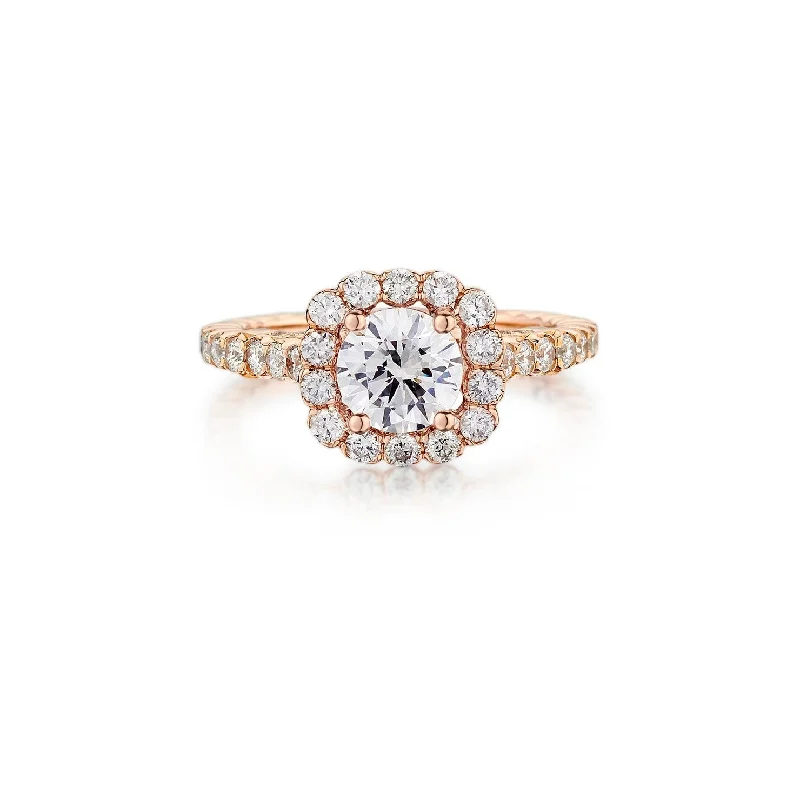 Diamond Ring for Women-Round Brilliant Cut Diamond Ring