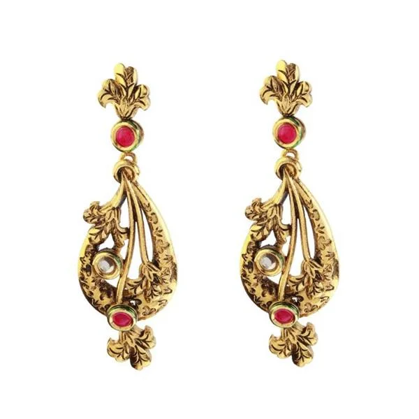 Chic Dangle Earrings-The99Jewel Austrian Stone Gold Plated Dangler Earring - 1307314