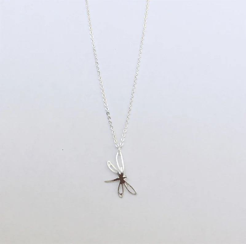 Delicate Chain Necklace-Dragonfly Necklace