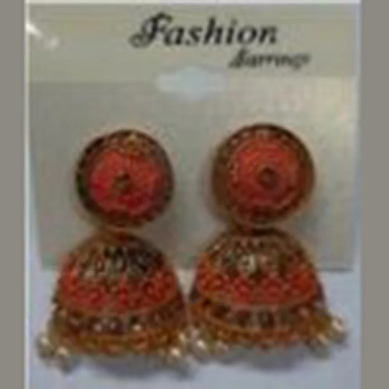 Colorful Earrings for Summer-Infinity Jewels Gold Plated Jhumki Earrings