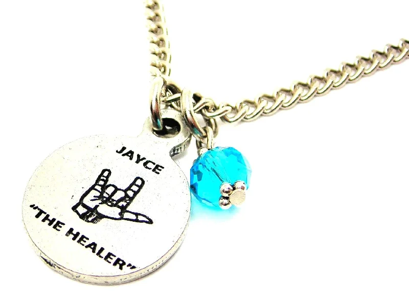 Personalized Necklace for Gift-Jayce the Healer 18" Necklace (2014)