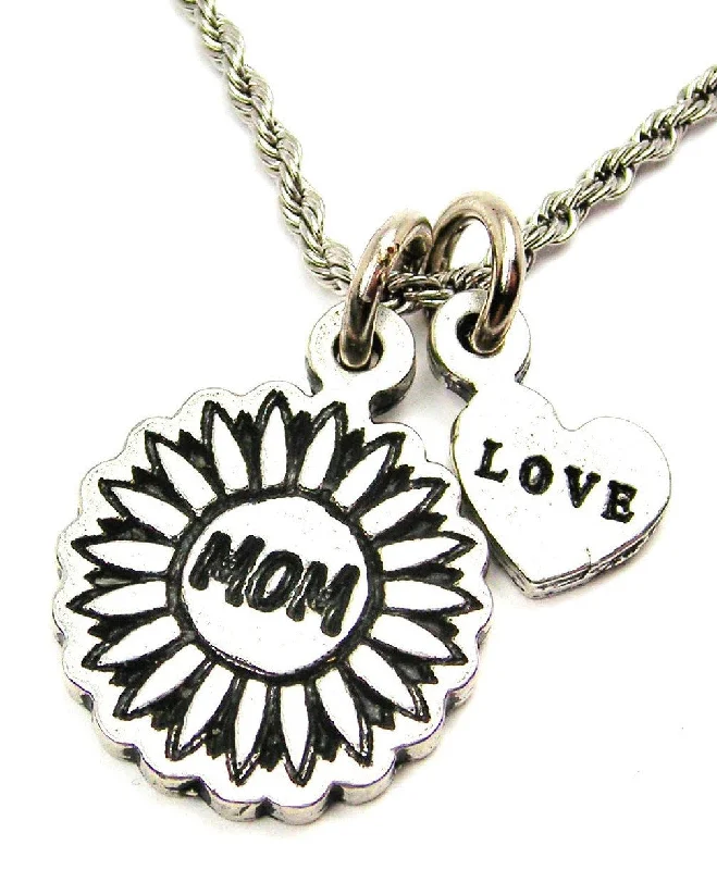 Designer Pearl Necklace-Mom Sunflower Catalog Necklace