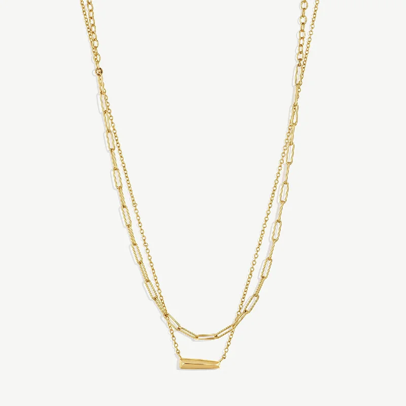 Chunky Chain Necklace-Sura Layered Necklace