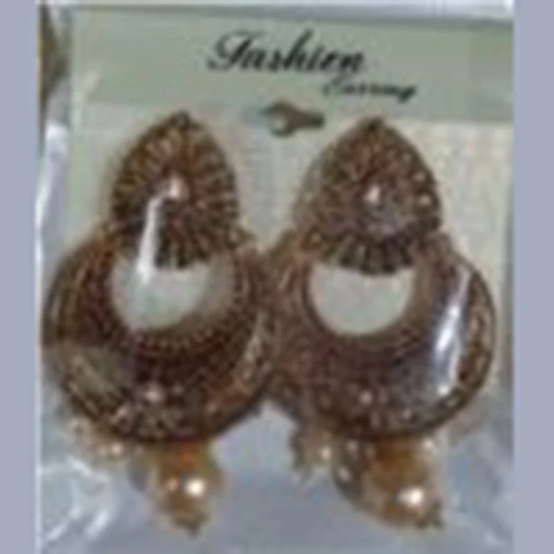 Butterfly Shape Earrings-Infinity Jewels Gold Plated Dangler Earrings