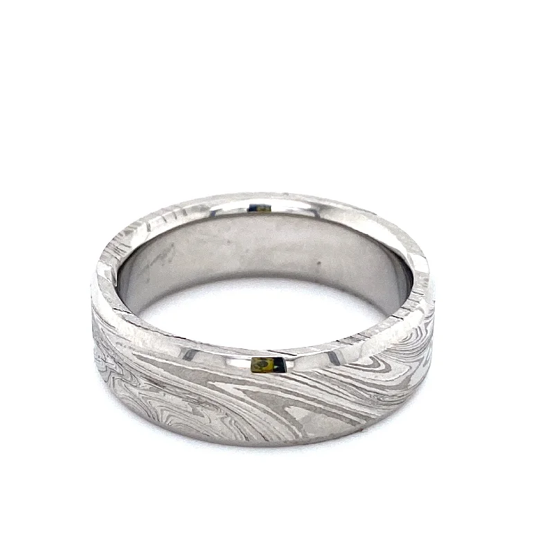 Customizable Engagement Ring-Chris Ploof Kona Pattern Band